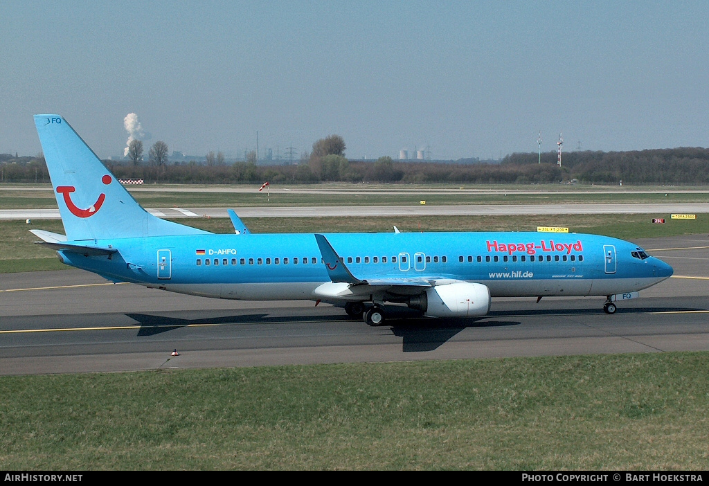 Aircraft Photo of D-AHFQ | Boeing 737-8K5 | Hapag-Lloyd | AirHistory.net #321385