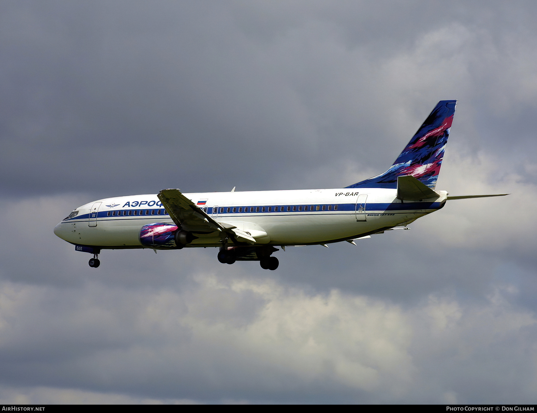 Aircraft Photo of VP-BAR | Boeing 737-4M0 | Aeroflot | AirHistory.net #321393