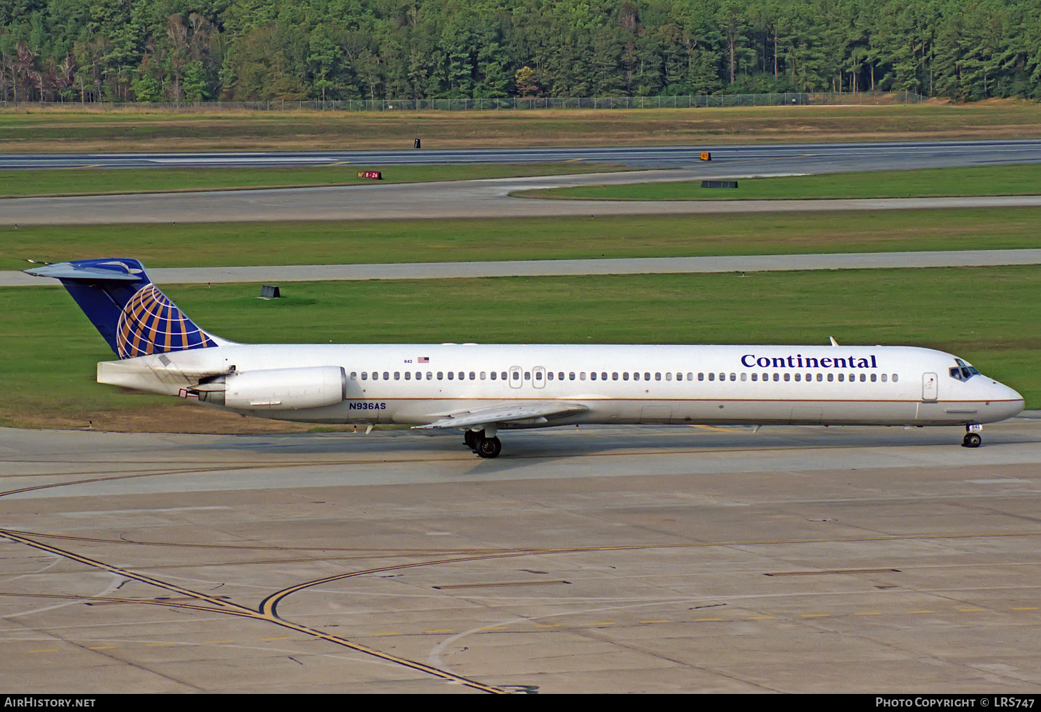 Aircraft Photo of N936AS | McDonnell Douglas MD-83 (DC-9-83) | Continental Airlines | AirHistory.net #321395