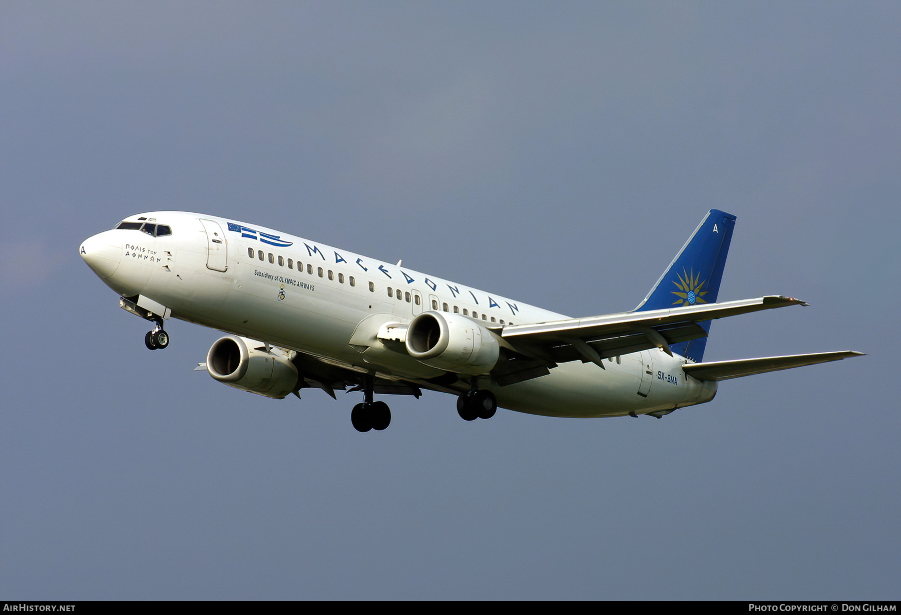 Aircraft Photo of SX-BMA | Boeing 737-46J | Macedonian Airlines | AirHistory.net #321399