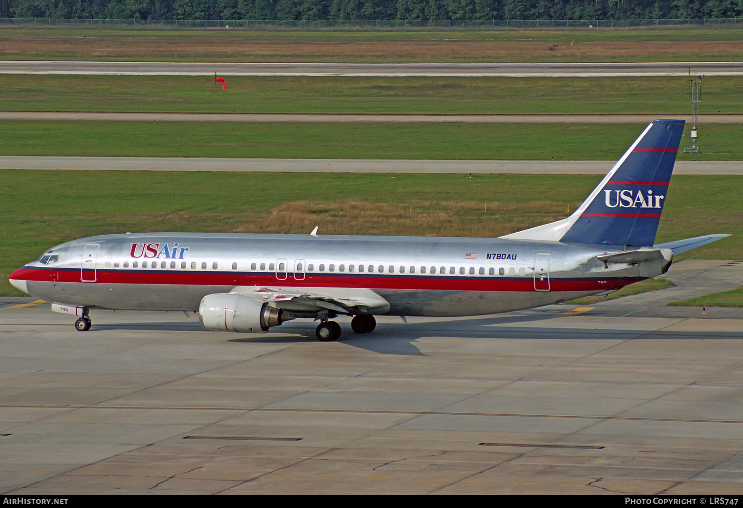 Aircraft Photo of N780AU | Boeing 737-4B7 | USAir | AirHistory.net #321411