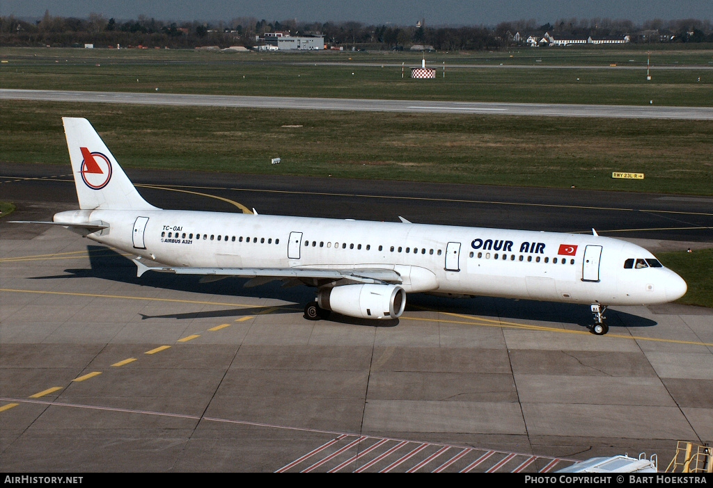 Aircraft Photo of TC-OAI | Airbus A321-231 | Onur Air | AirHistory.net #321432