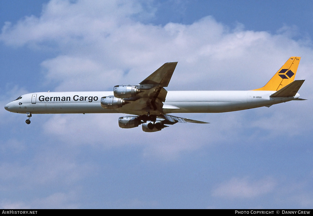 Aircraft Photo of D-ADUA | McDonnell Douglas DC-8-73AF | German Cargo | AirHistory.net #321458