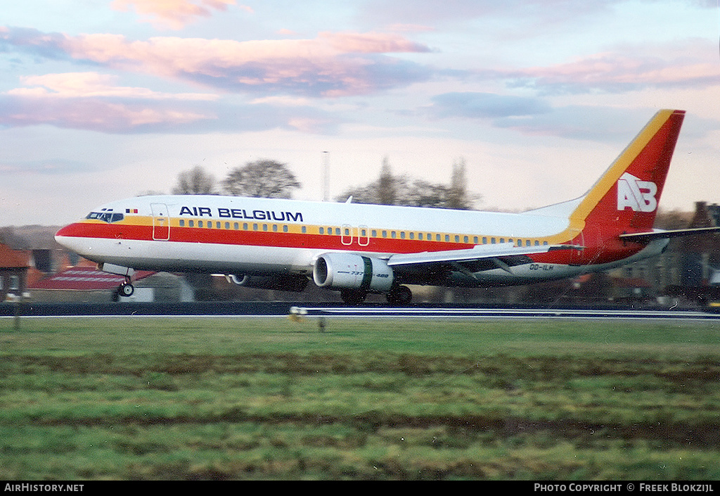 Aircraft Photo of OO-ILH | Boeing 737-4Q8 | Air Belgium | AirHistory.net #321494