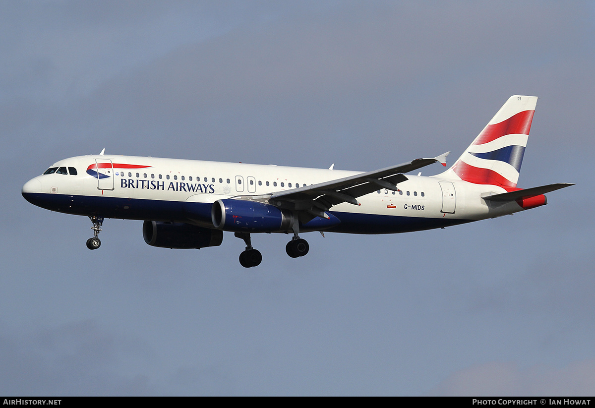 Aircraft Photo of G-MIDS | Airbus A320-232 | British Airways | AirHistory.net #321513