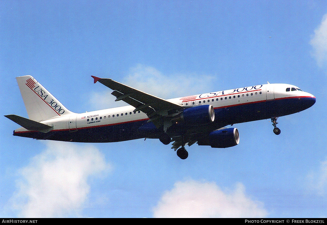 Aircraft Photo of N264AV | Airbus ACJ320 (A320-214/CJ) | USA 3000 Airlines | AirHistory.net #321519
