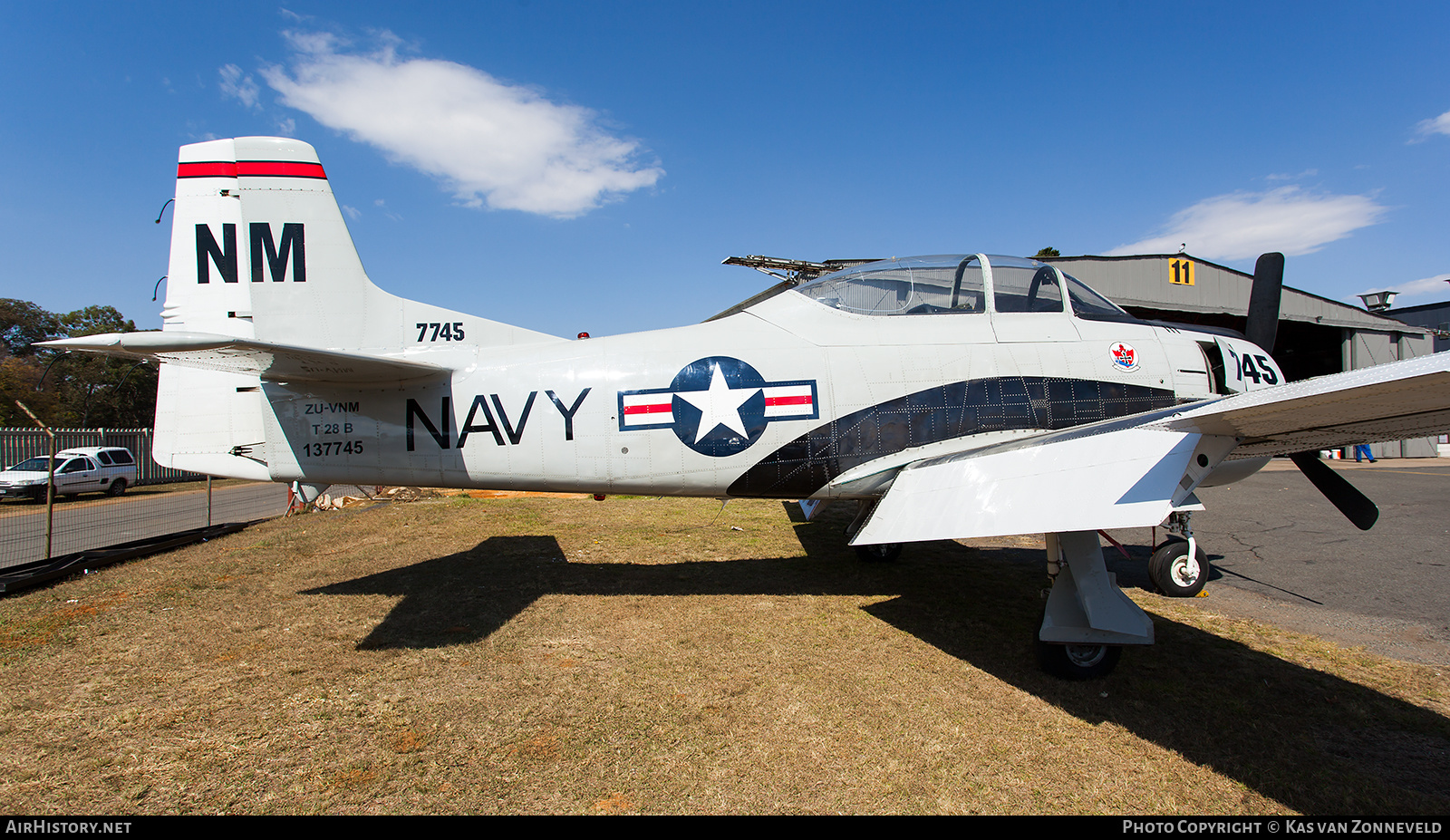 Aircraft Photo of ZU-VNM / 137745 | North American T-28B Trojan | USA - Navy | AirHistory.net #321532