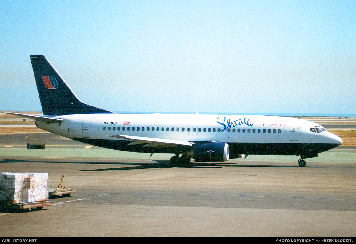 Aircraft Photo of N388UA | Boeing 737-322 | Shuttle by United | AirHistory.net #321533