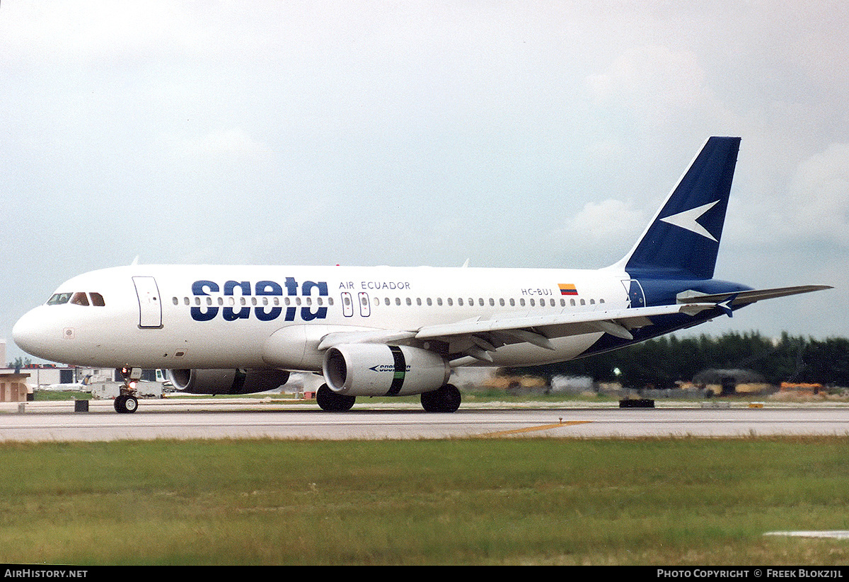 Aircraft Photo of HC-BUJ | Airbus A320-232 | SAETA | AirHistory.net #321534