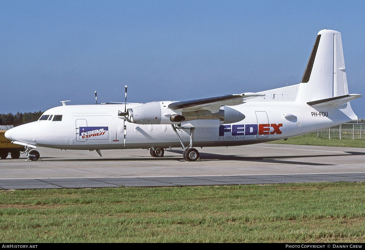 Aircraft Photo of PH-FOU | Fokker F27-600 Friendship | Fedex - Federal Express Europe | AirHistory.net #321536