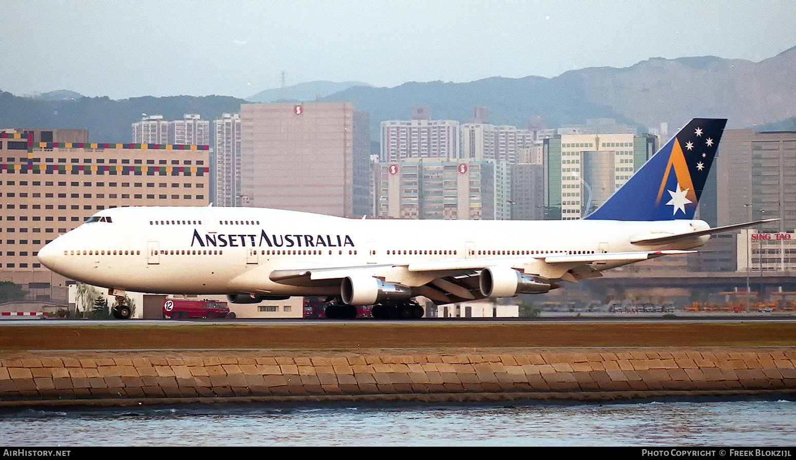 Aircraft Photo of VH-INJ | Boeing 747-312 | Ansett Australia | AirHistory.net #321556