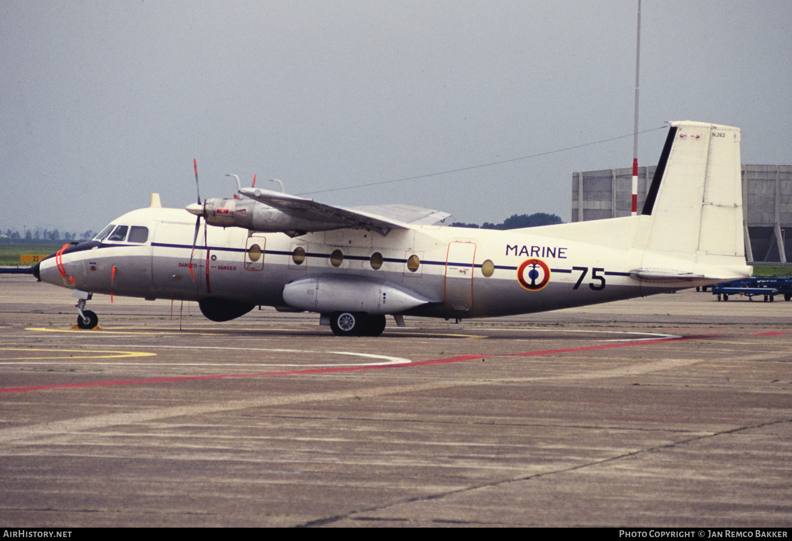 Aircraft Photo of 75 | Aerospatiale N-262E | France - Navy | AirHistory.net #321573