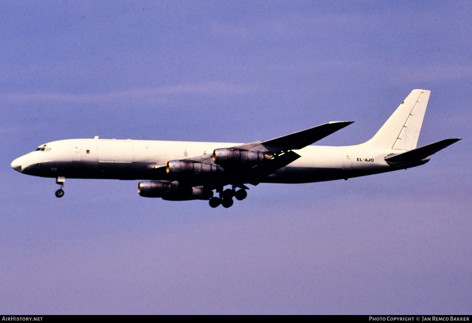 Aircraft Photo of EL-AJO | Douglas DC-8-55(F) | AirHistory.net #321578