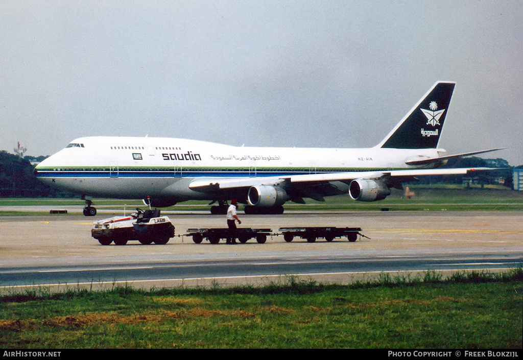 Aircraft Photo of HZ-AIK | Boeing 747-368 | Saudia - Saudi Arabian Airlines | AirHistory.net #321583