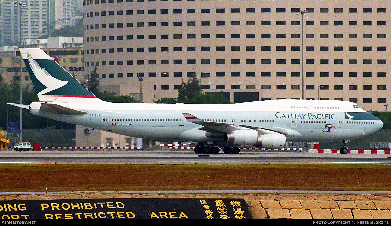 Aircraft Photo of VR-HUJ | Boeing 747-467 | Cathay Pacific Airways | AirHistory.net #321585