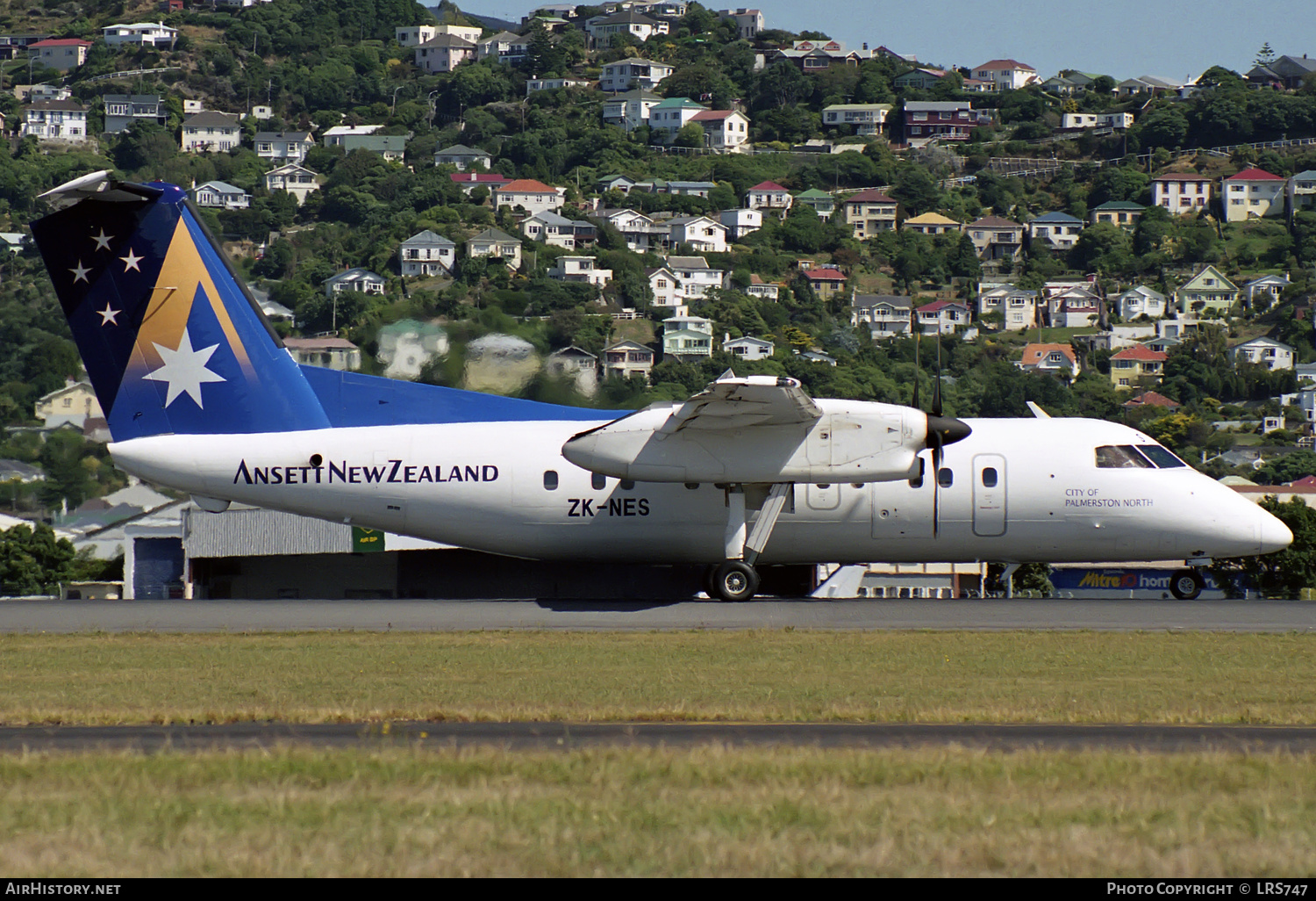 Aircraft Photo of ZK-NES | De Havilland Canada DHC-8-102 Dash 8 | Ansett New Zealand | AirHistory.net #321604