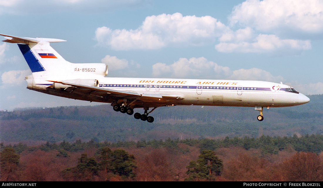 Aircraft Photo of RA-85602 | Tupolev Tu-154B-2 | Orenburg Airlines | AirHistory.net #321619