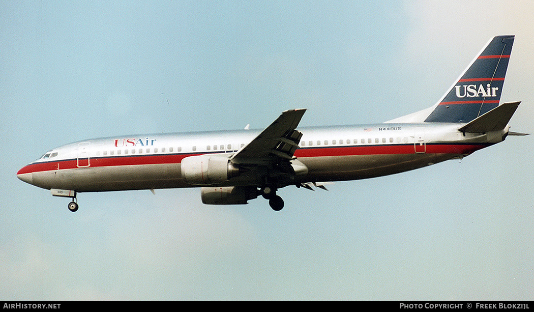 Aircraft Photo of N440US | Boeing 737-4B7 | USAir | AirHistory.net #321621