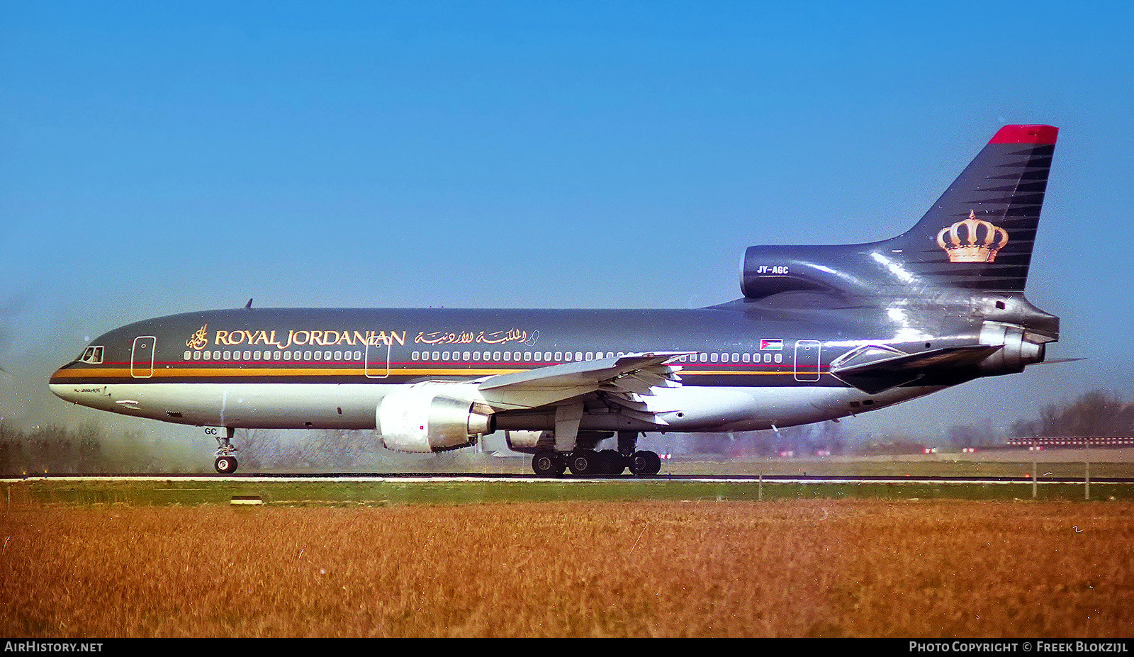 Aircraft Photo of JY-AGC | Lockheed L-1011-385-3 TriStar 500 | Royal Jordanian Airlines | AirHistory.net #321625