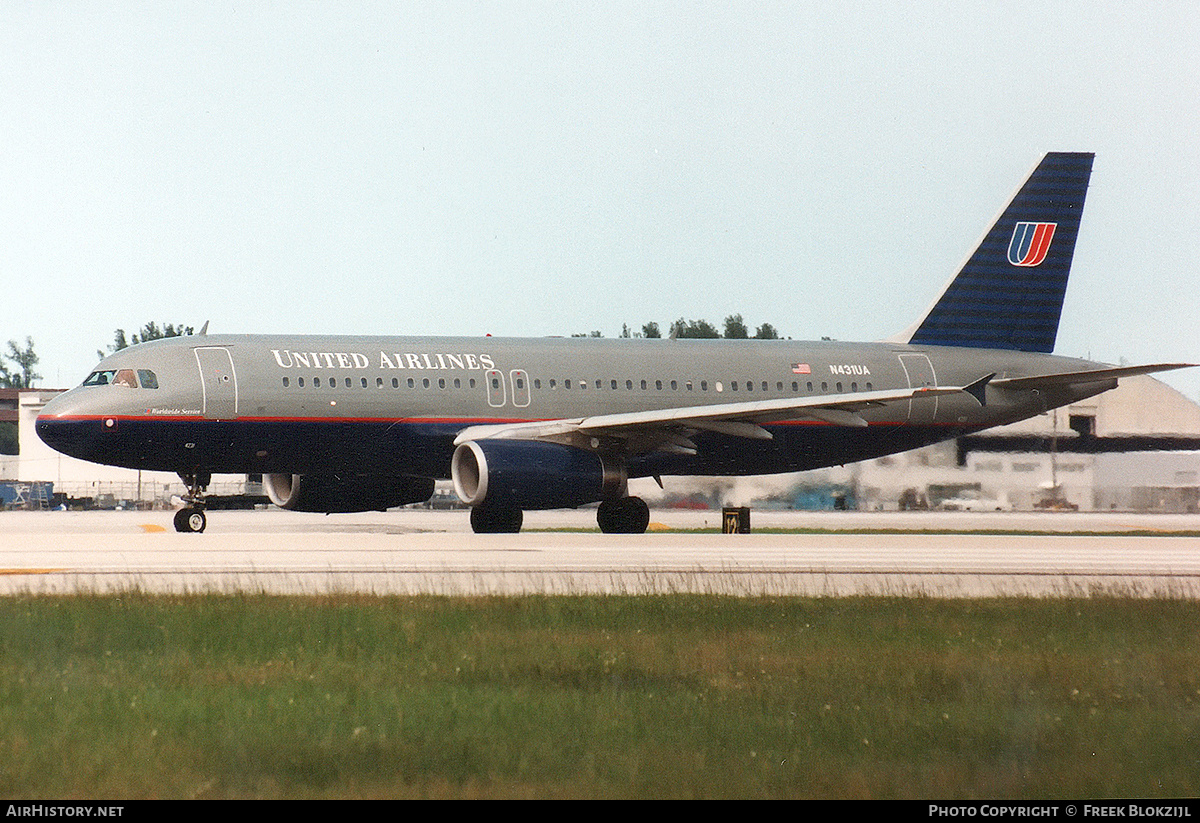 Aircraft Photo of N431UA | Airbus A320-232 | United Airlines | AirHistory.net #321628