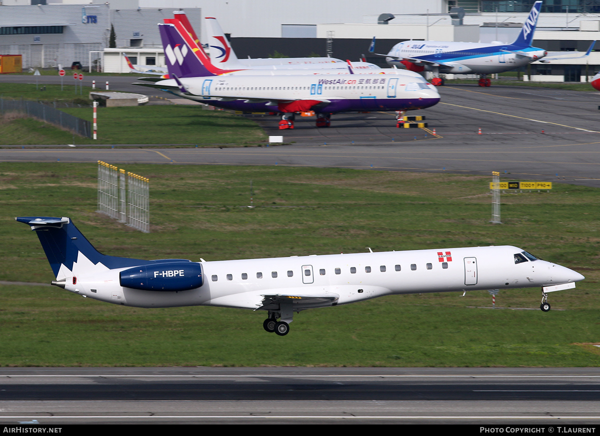 Aircraft Photo of F-HBPE | Embraer ERJ-145LR (EMB-145LR) | Pan Europeenne Air Service | AirHistory.net #321634