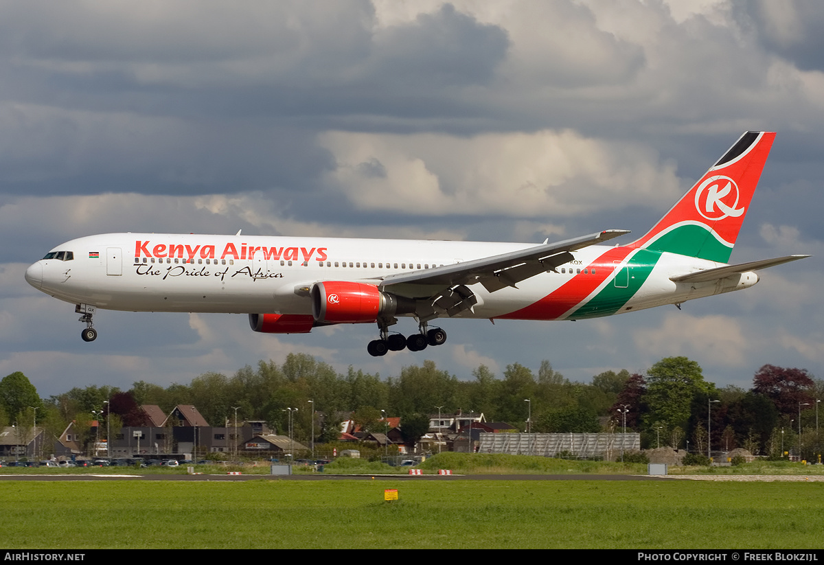 Aircraft Photo of 5Y-KQX | Boeing 767-36N/ER | Kenya Airways | AirHistory.net #321665