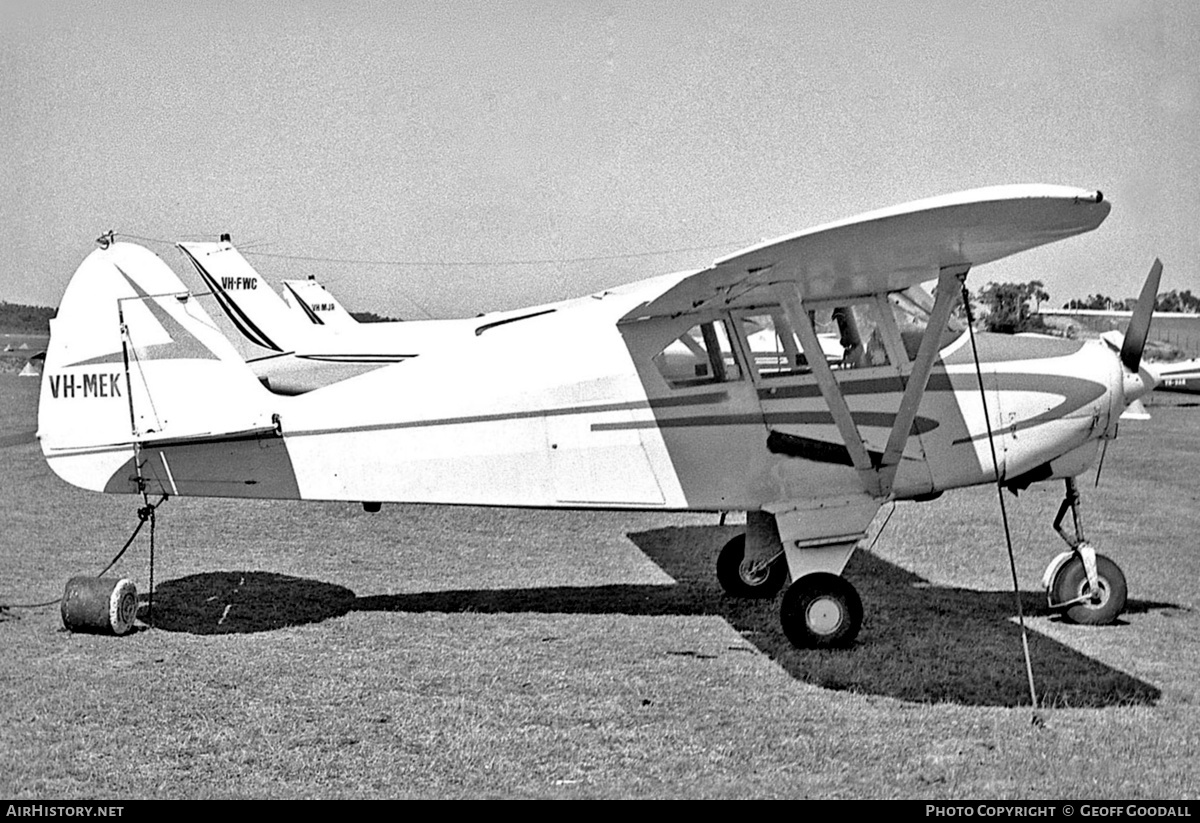 Aircraft Photo of VH-MEK | Piper PA-22-160 Tri-Pacer | AirHistory.net #321668