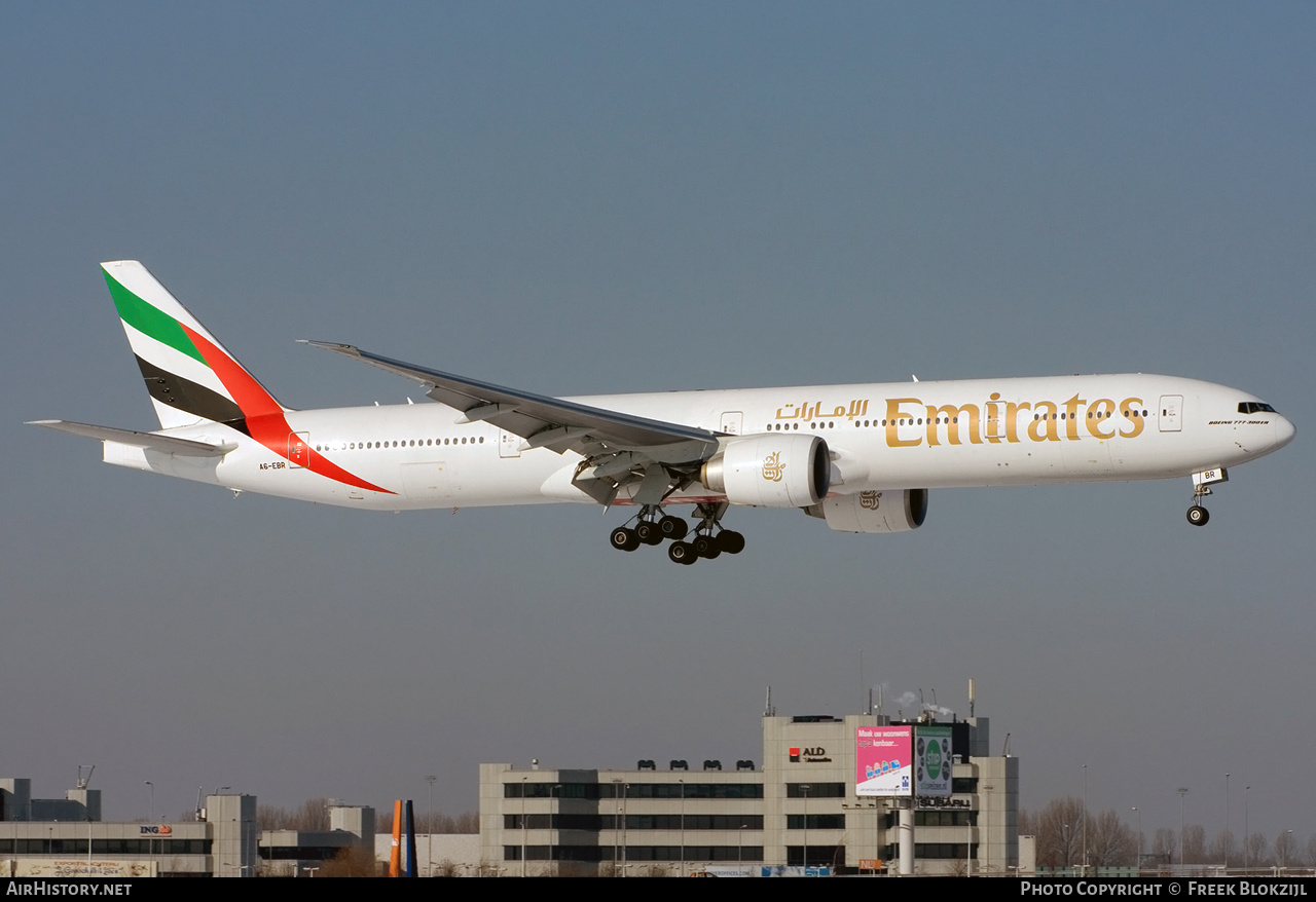 Aircraft Photo of A6-EBR | Boeing 777-31H/ER | Emirates | AirHistory.net #321676