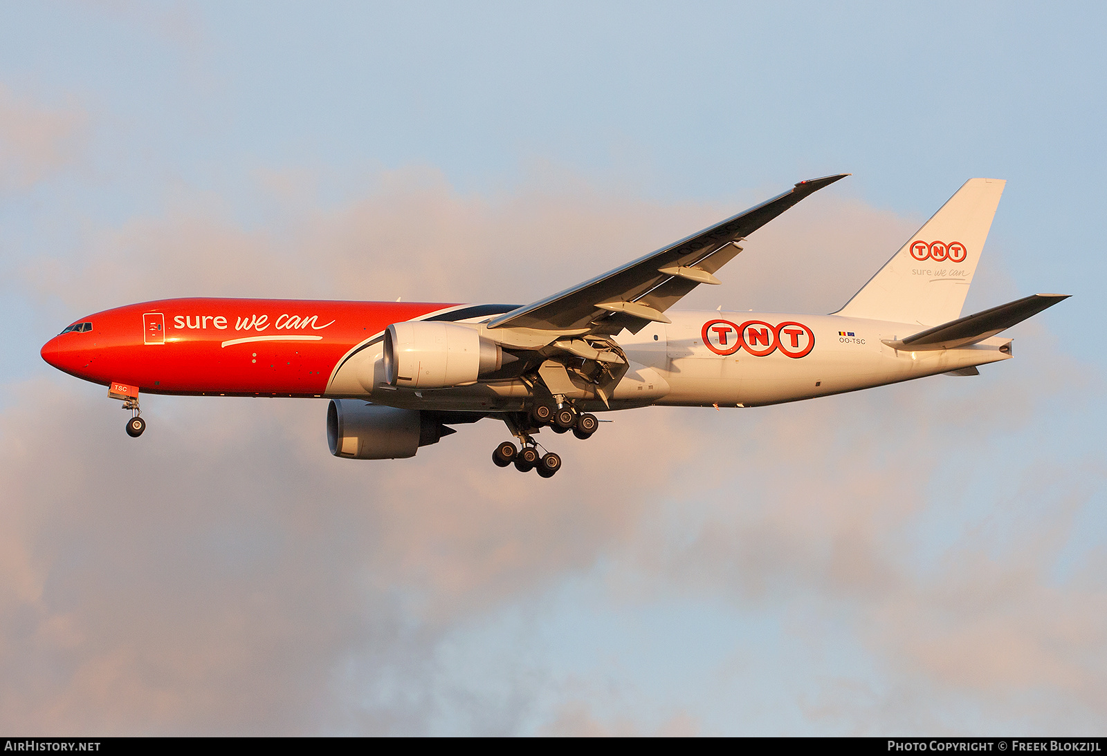 Aircraft Photo of OO-TSC | Boeing 777-FHT | TNT Airways | AirHistory.net #321678