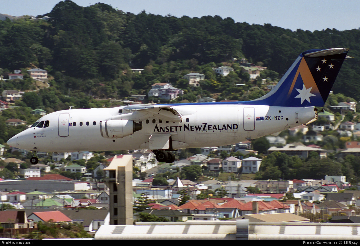 Aircraft Photo of ZK-NZC | British Aerospace BAe-146-200QC | Ansett New Zealand | AirHistory.net #321700