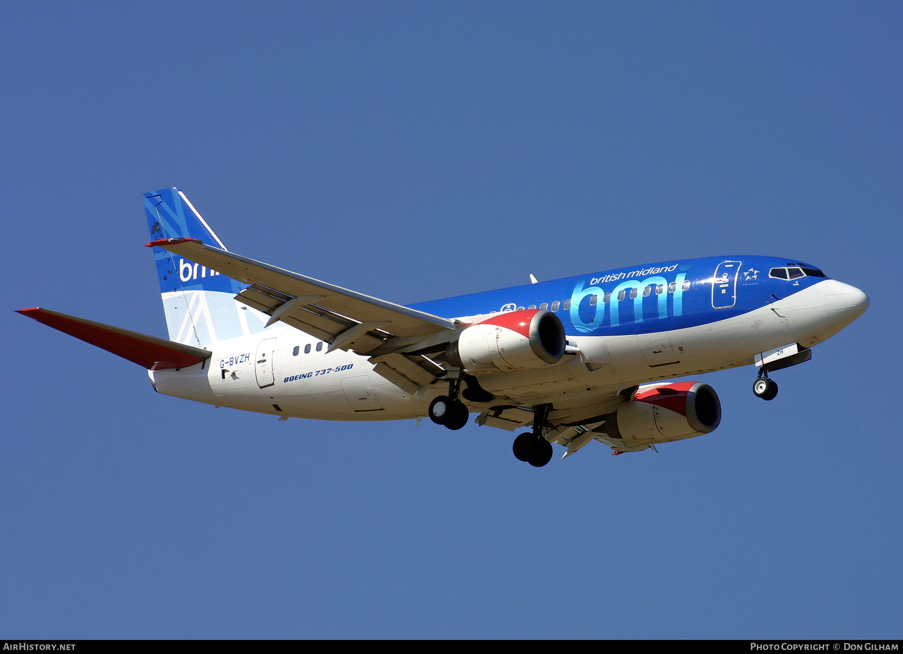 Aircraft Photo of G-BVZH | Boeing 737-5Q8 | BMI - British Midland International | AirHistory.net #321710