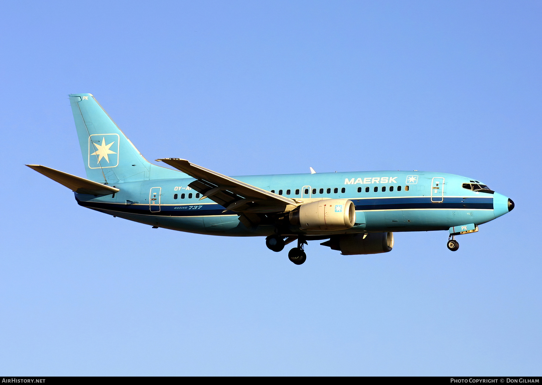 Aircraft Photo of OY-APK | Boeing 737-5L9 | Maersk Air | AirHistory.net #321717