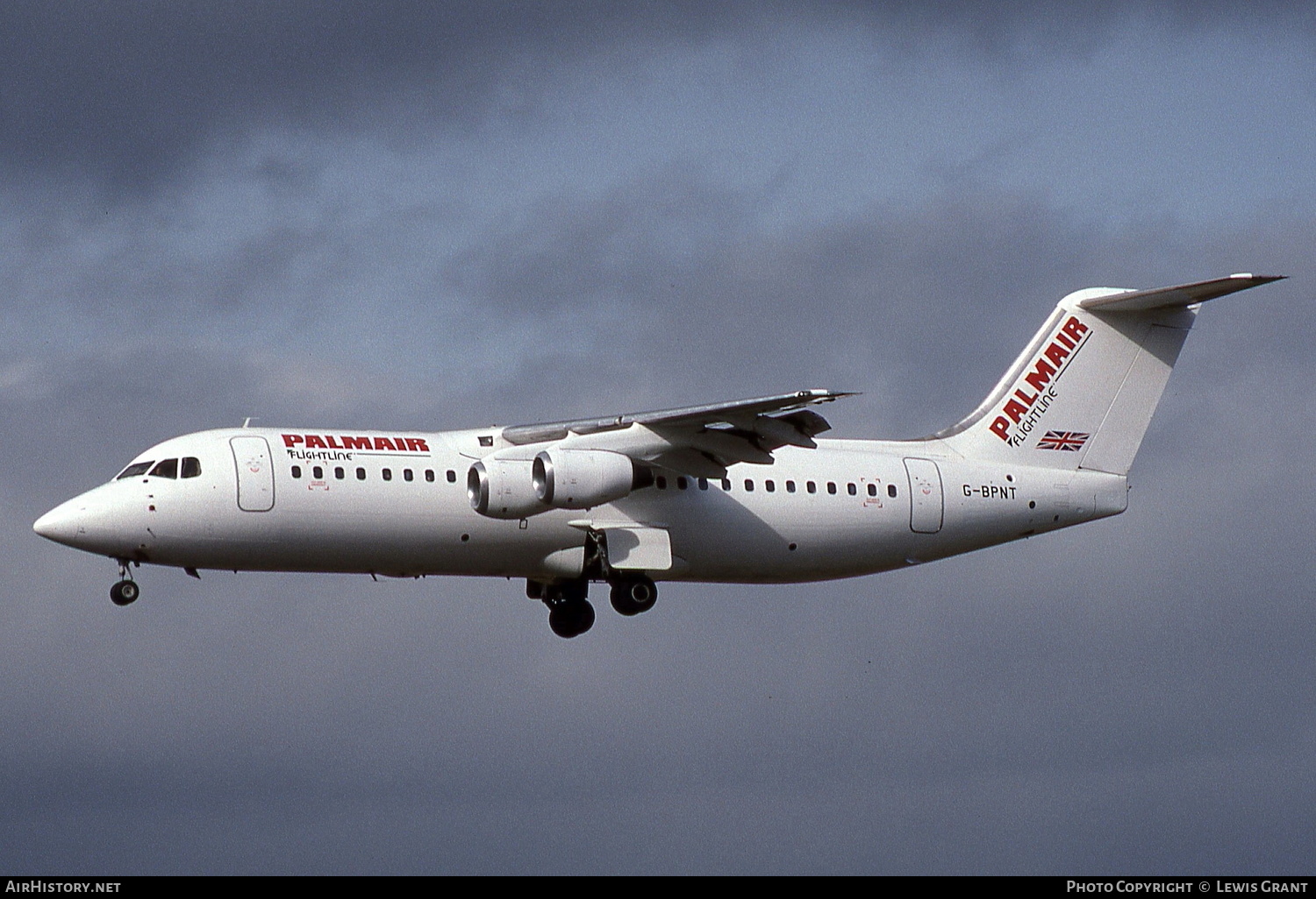 Aircraft Photo of G-BPNT | British Aerospace BAe-146-300 | Palmair | AirHistory.net #321754