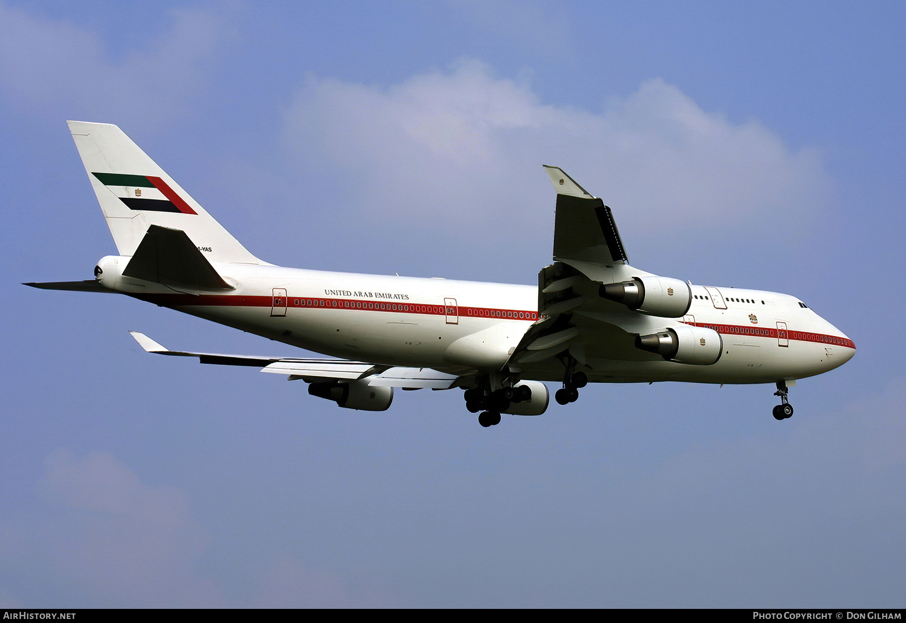 Aircraft Photo of A6-YAS | Boeing 747-4F6 | United Arab Emirates Government | AirHistory.net #321773