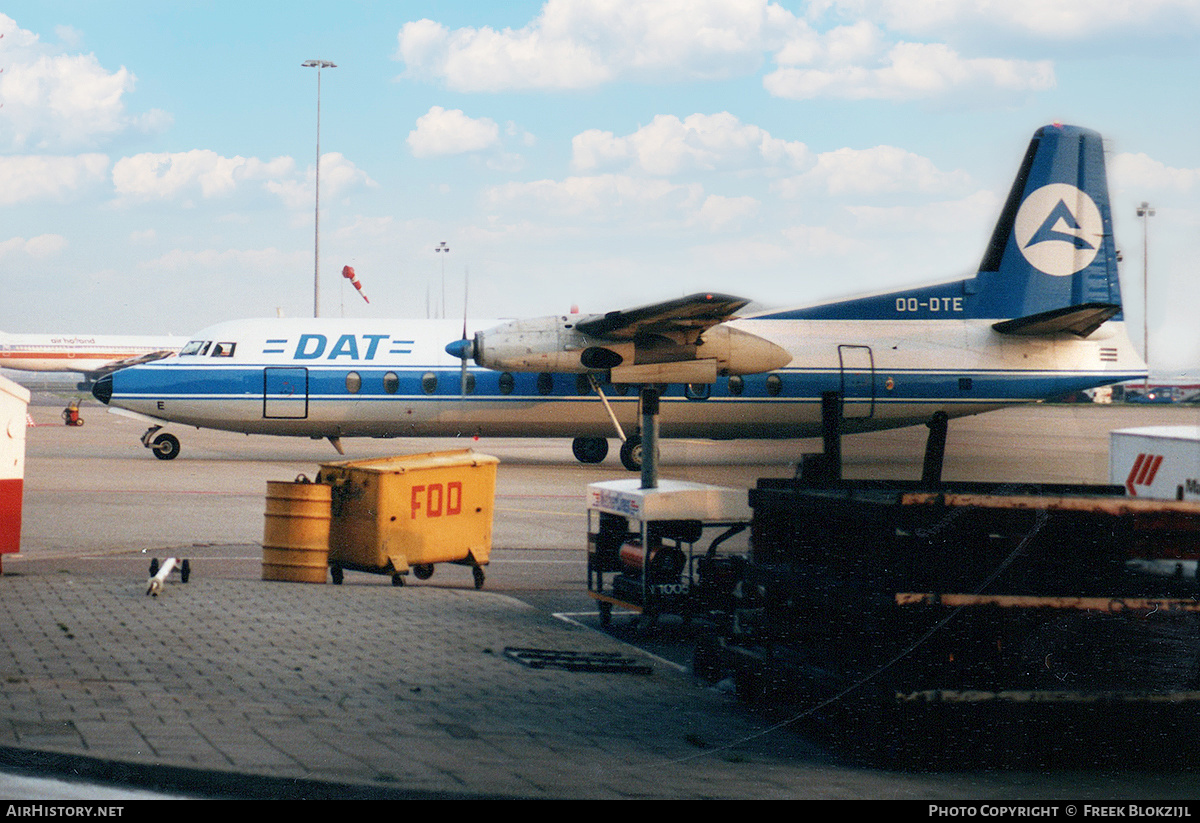 Aircraft Photo of OO-DTE | Fairchild Hiller FH-227B | Delta Air Transport - DAT | AirHistory.net #321786