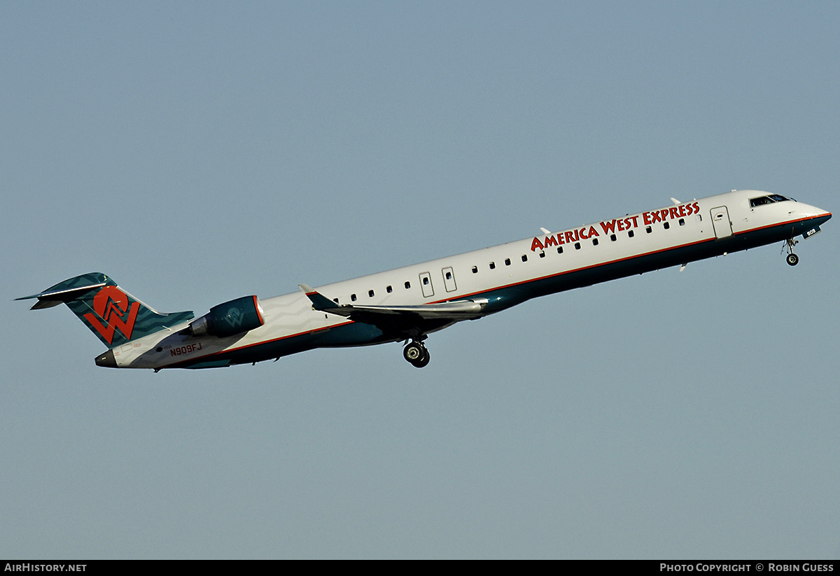 Aircraft Photo of N909FJ | Bombardier CRJ-900 (CL-600-2D24) | America West Express | AirHistory.net #321792