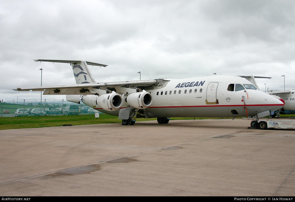 Aircraft Photo of SX-DVA | BAE Systems Avro 146-RJ100 | Aegean Airlines | AirHistory.net #321812