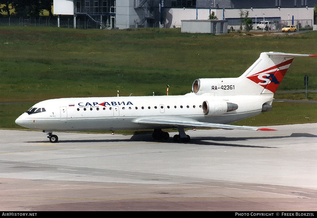 Aircraft Photo of RA-42361 | Yakovlev Yak-42D | Sar Avia - Saratov Airlines | AirHistory.net #321817