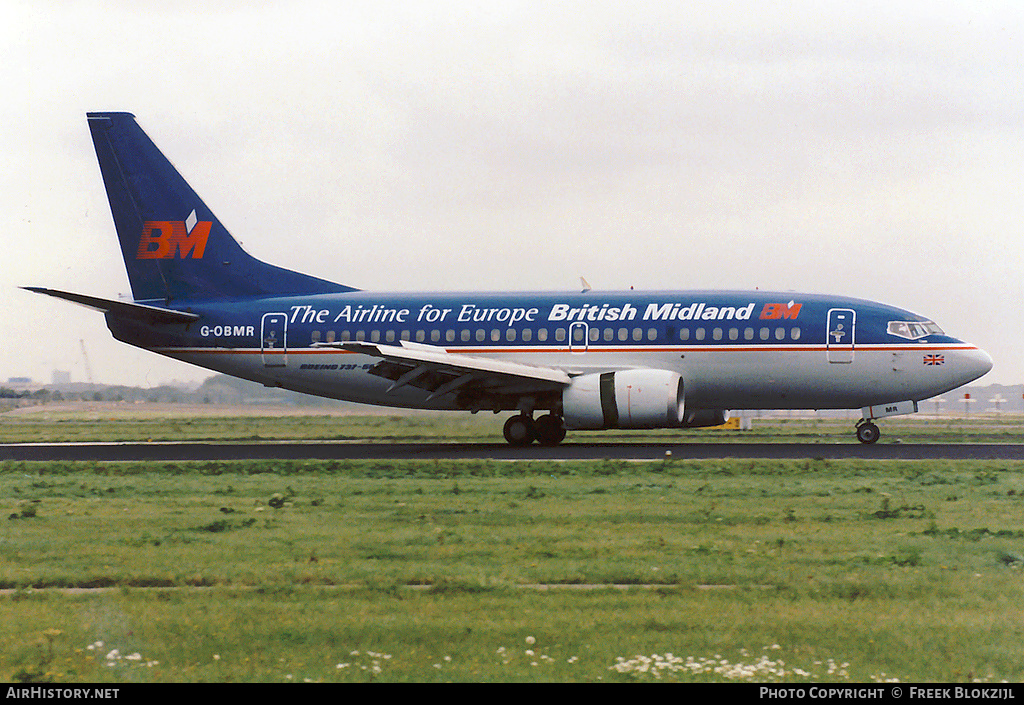 Aircraft Photo of G-OBMR | Boeing 737-5Y0 | British Midland Airways - BMA | AirHistory.net #321843