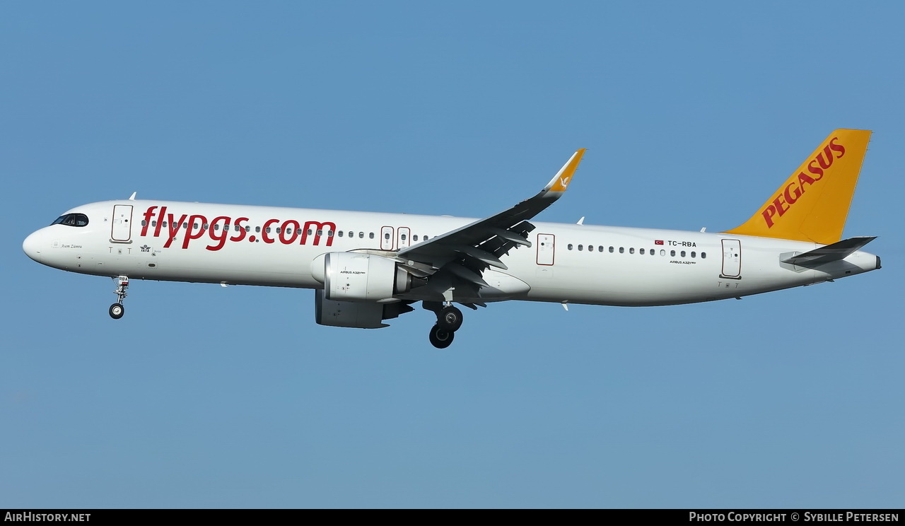 Aircraft Photo of TC-RBA | Airbus A321-251NX | Pegasus Airlines | AirHistory.net #321858