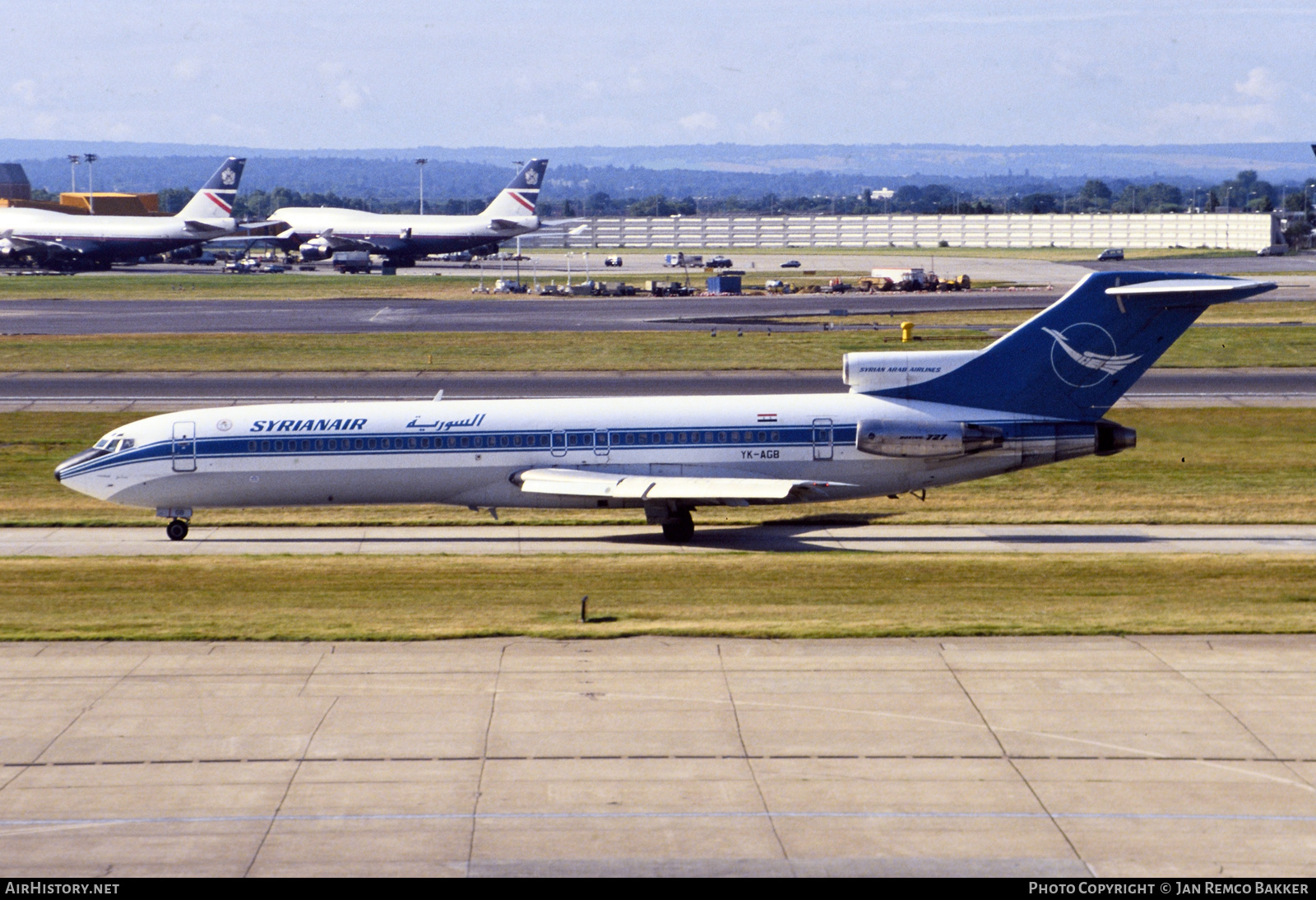 Aircraft Photo of YK-AGB | Boeing 727-294/Adv | Syrian Air - Syrian Arab Airlines | AirHistory.net #321869