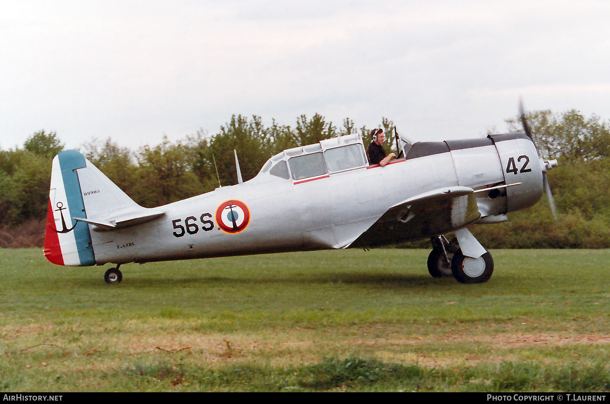 Aircraft Photo of F-AZBL / 09905 | North American SNJ-5 Texan | France - Navy | AirHistory.net #321880