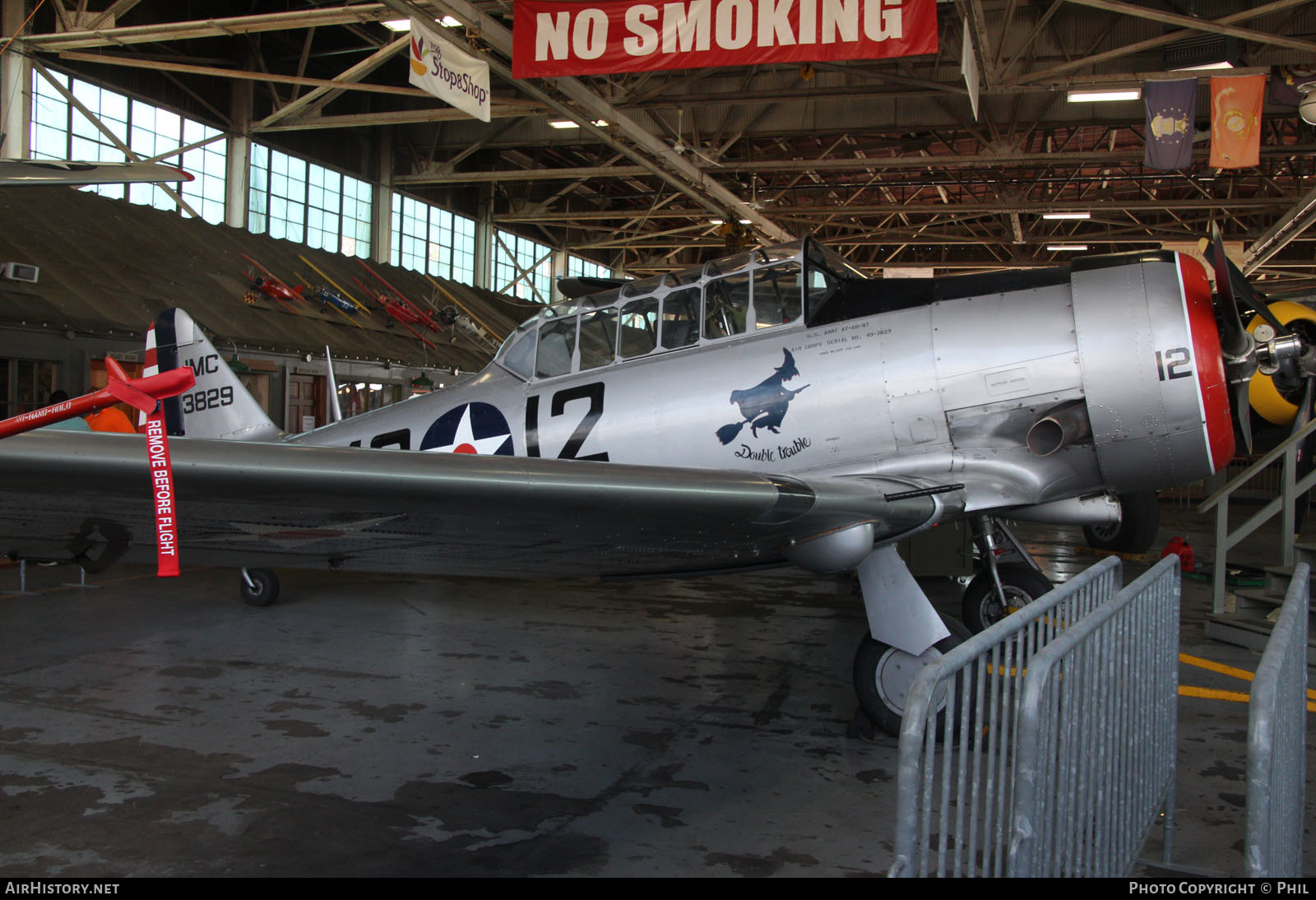 Aircraft Photo of N27409 / 3829 | North American AT-6C Texan | USA - Air Force | AirHistory.net #321886