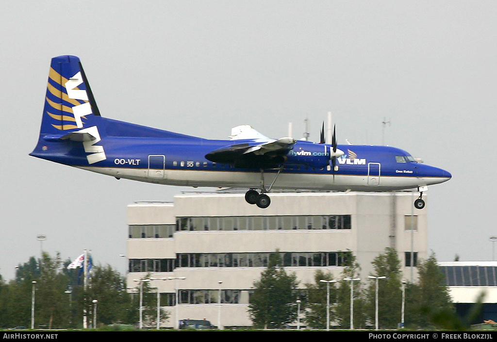 Aircraft Photo of OO-VLT | Fokker 50 | VLM Airlines | AirHistory.net #321922