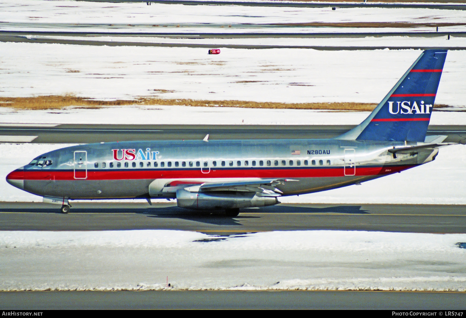 Aircraft Photo of N280AU | Boeing 737-2B7/Adv | USAir | AirHistory.net #321972