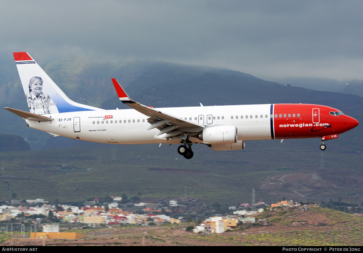 Aircraft Photo of EI-FJX | Boeing 737-800 | Norwegian | AirHistory.net #322041