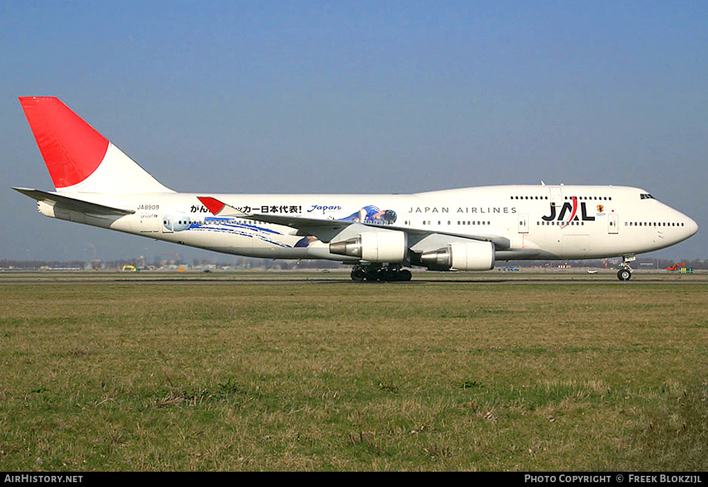 Aircraft Photo of JA8909 | Boeing 747-446 | Japan Airlines - JAL | AirHistory.net #322054