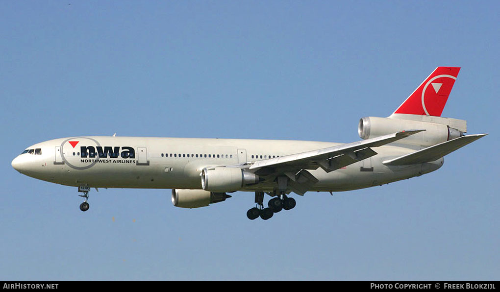 Aircraft Photo of N240NW | McDonnell Douglas DC-10-30/ER | Northwest Airlines | AirHistory.net #322058