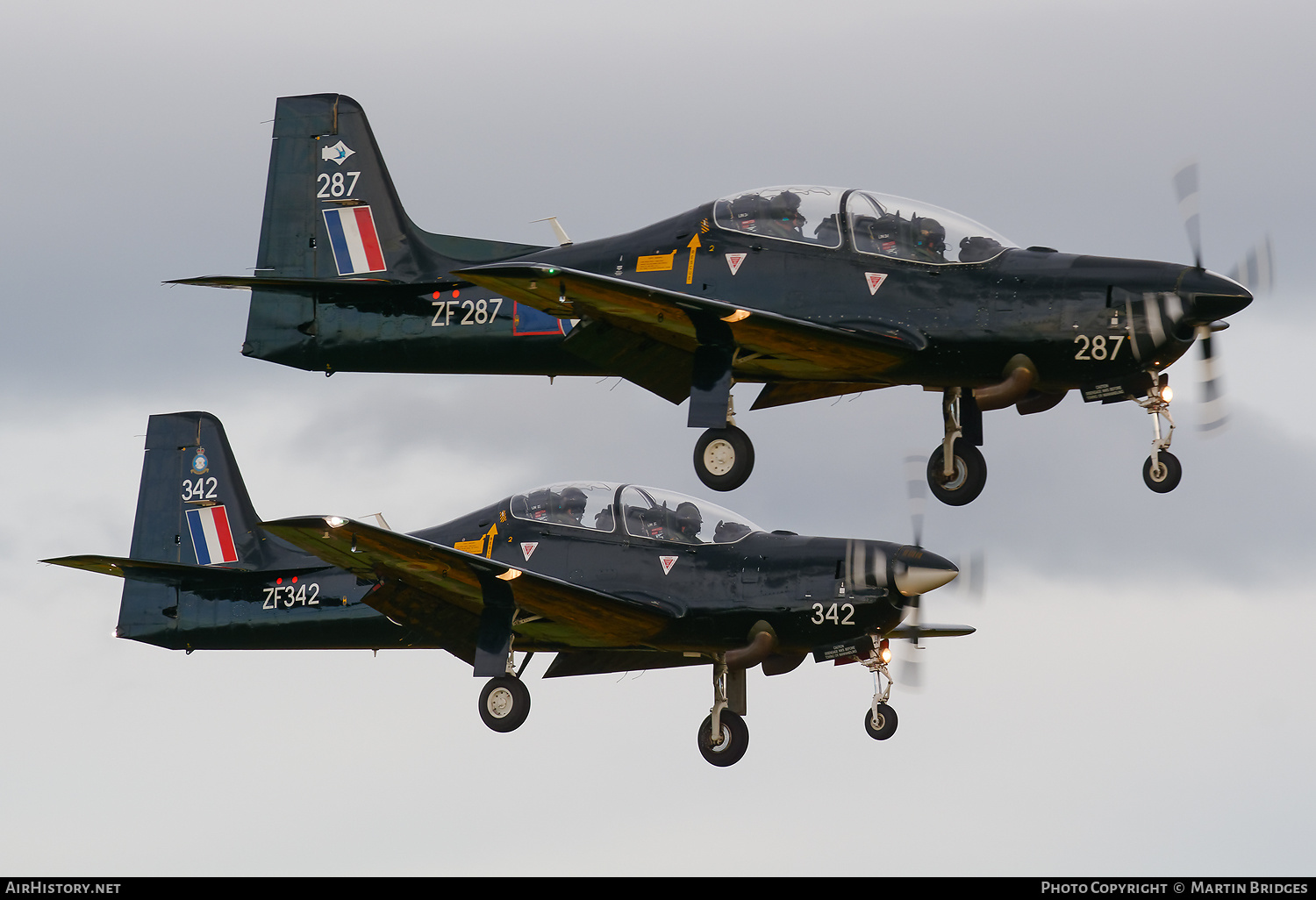 Aircraft Photo of ZF287 | Short S-312 Tucano T1 | UK - Air Force | AirHistory.net #322061