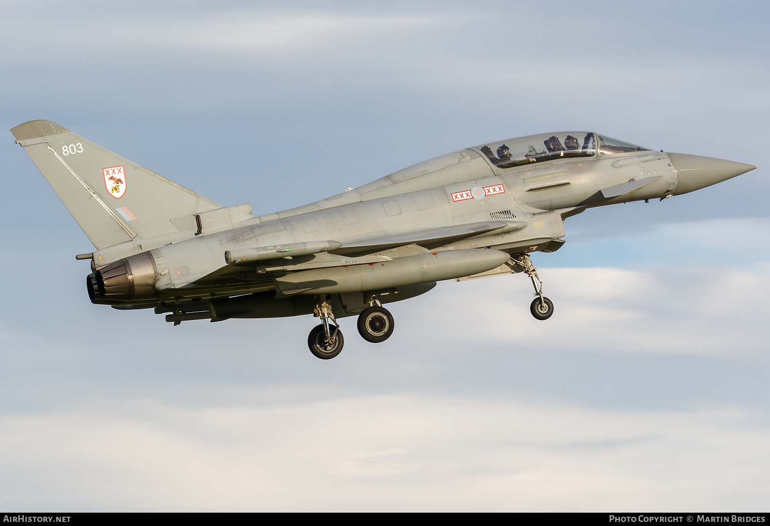 Aircraft Photo of ZJ803 | Eurofighter EF-2000 Typhoon T3 | UK - Air Force | AirHistory.net #322062